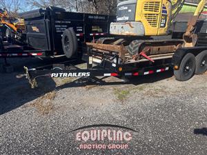 2025 PJ CC162 T/A 16FT EQUIPMENT TRAIL