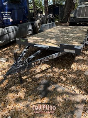 2025 WARE 7X16 T/A CAR HAULER TRAILER